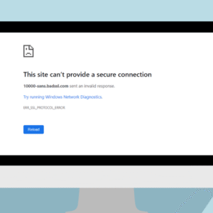 ERR_SSL_PROTOCOL_ERROR