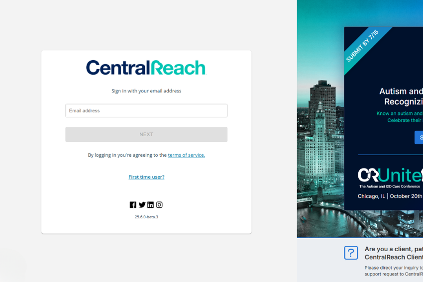 CentralReach Login