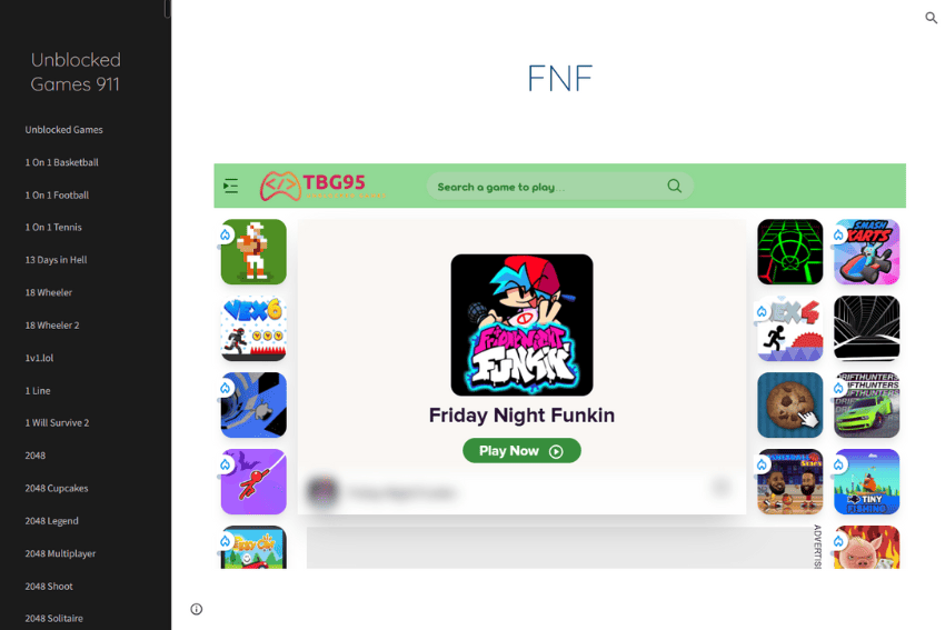 FNF Unblocked Game 911
