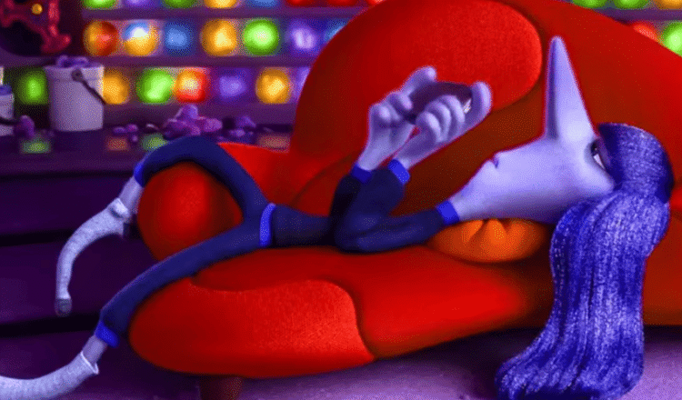Inside Out 2 Why is Ennui Always Glued to Her Phone