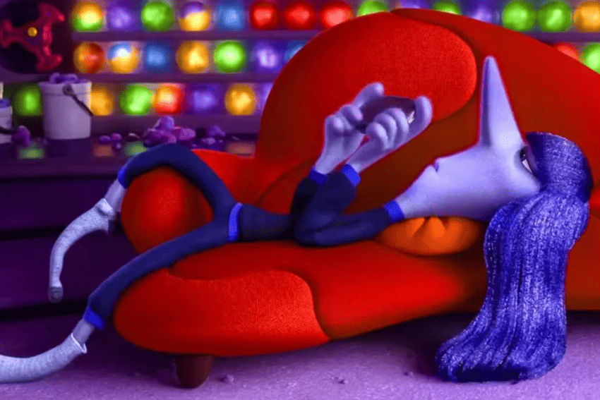 Inside Out 2 Why is Ennui Always Glued to Her Phone